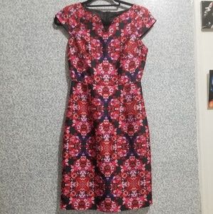 J. Crew Floral Midi Dress